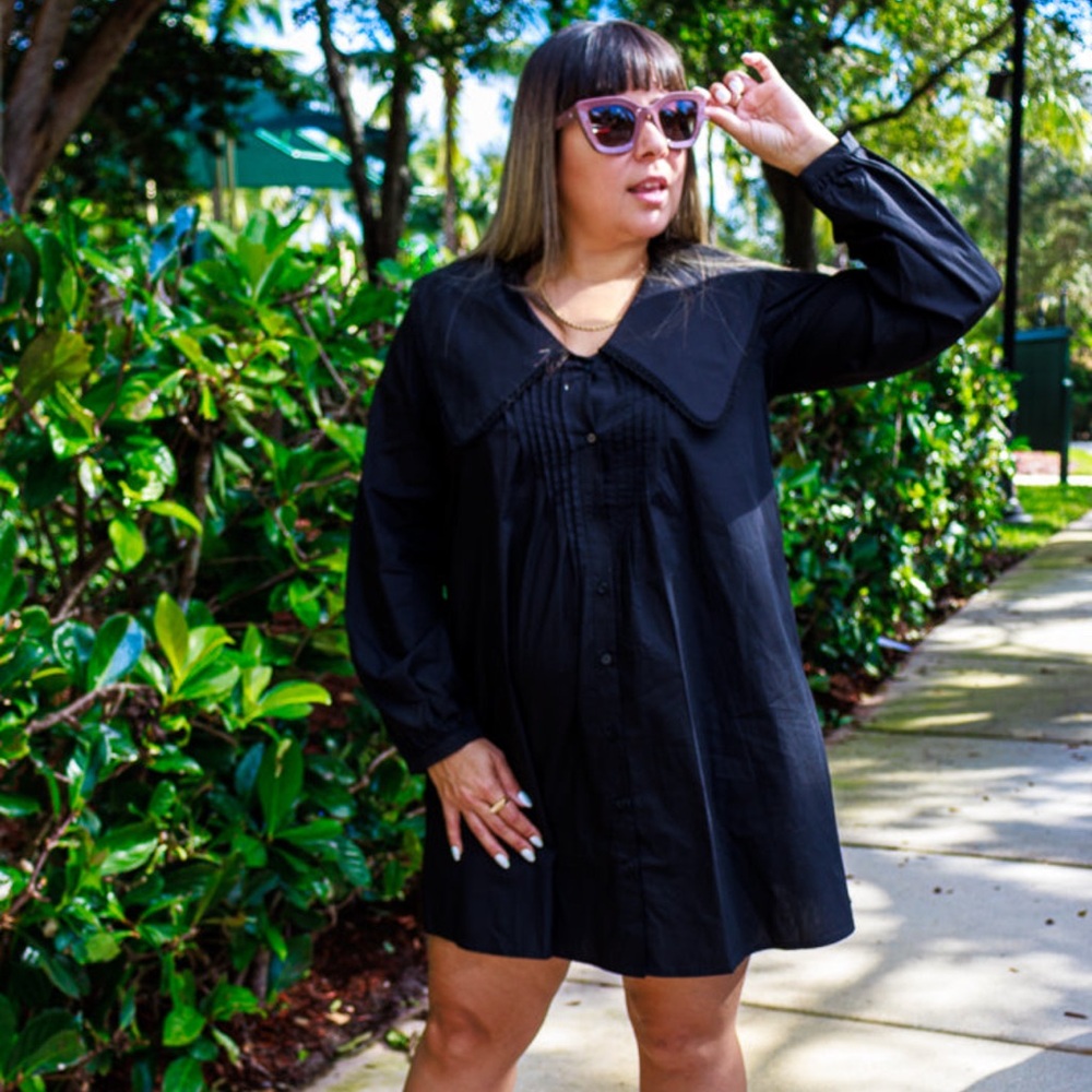 Collared Mini Dress - Picture 2 of 2